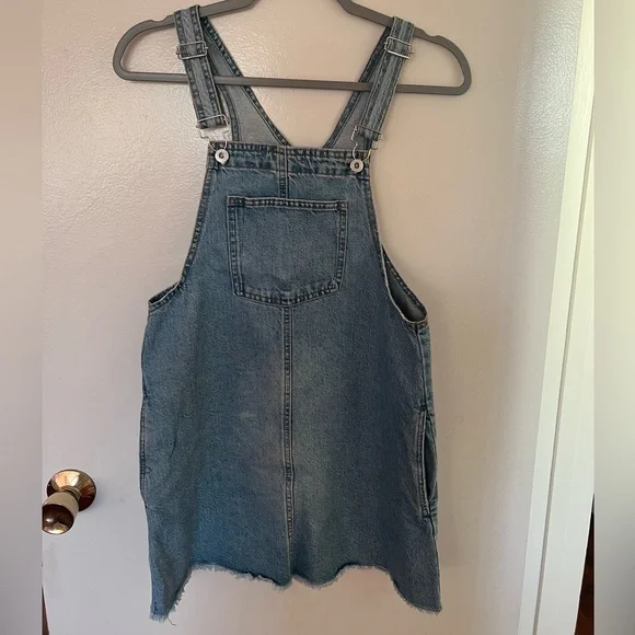 zara denim overall dress Zara MINNIE MOUSE DISNEY DENIM PINAFORE DRESS